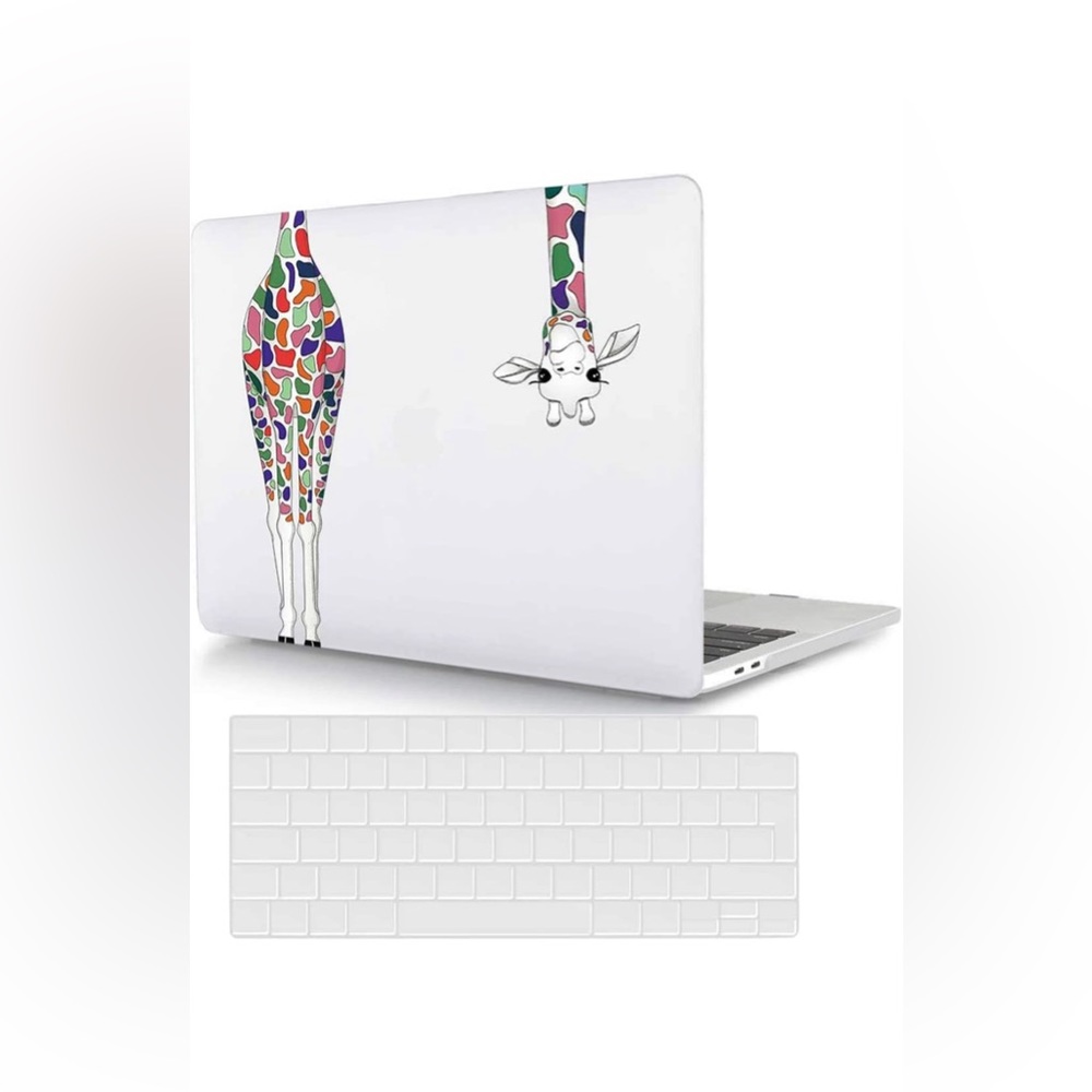 🌟NWT! 2 In 1 Protective plastic hard shell case & Keyboard cover skin